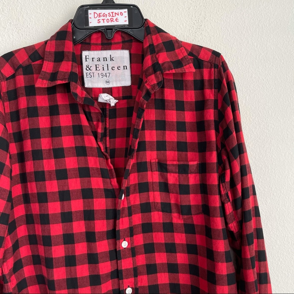Frank & Eileen Picnic Checks Button Up Barry Shirt - image 2